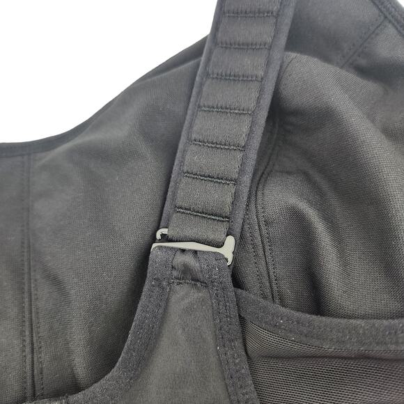 Livi Adjustable Black Active Low-Impact No-Wire Sports Bra Size 40DDD - Picture 2 of 5